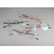 apen一支笔眼镜框防蓝光轻质纯钛全框眼镜架时尚女款配镜框6616