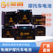 踏板摩托车电瓶12v伏通用12v89ah7ah5安三轮弯梁车，免维护蓄干电池