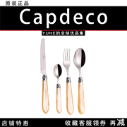 授权法国Capdeco Diana系列珍珠母贝西餐具餐勺子套装