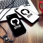 Github章鱼猫6s适用XS MAX手机壳8plus软壳iPhone7码农XR保护套5s