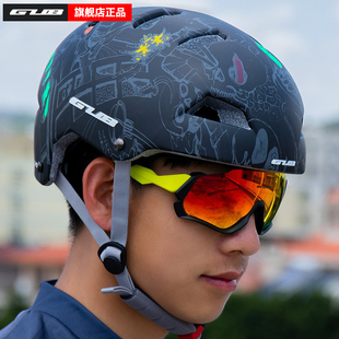 gub运动户外攀岩登山平衡车头盔护具，男山地自行车头盔骑行安全帽