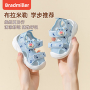 婴儿凉鞋男宝宝夏天10个月8软底透气幼儿学步鞋，0一1-2岁女宝鞋子