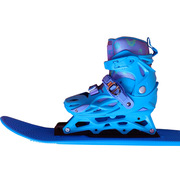 高档休闲滑冰滑雪鞋户t外装备登山手杖，便携保暖儿童可调节雪