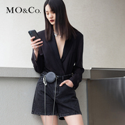 MOCO奥莱独享售罄下架夏季微透轻薄款天丝西装外套JK服