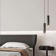 卧室床头吊灯全铜轻奢现代极简客厅背景墙简约创意单头吧台小吊灯