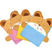 双漫宝宝熊婴儿(熊婴儿)枕，头套宝宝枕套儿童卡通棉，枕套供换洗幼儿可爱枕套