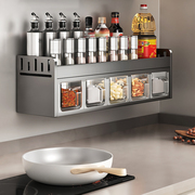 德国厨房用品家用大全，调料罐置物架，壁挂多功能调味品组合调料盒