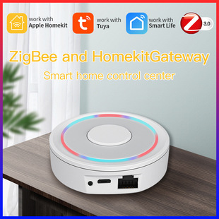 苹果homekit双模，有线涂鸦zigbee网关，智能家居产品远程控制系统