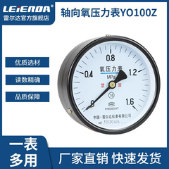 雷尔达氧气压力表专用yo-100z