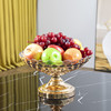 欧式水晶玻璃果盘轻奢家用客厅，茶几零食盘，水果盘家居糖果罐装饰品