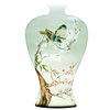 高档景德镇陶瓷手绘花瓶插花新中式家居客厅博古架装饰工艺品瓷器