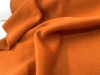 顺毛羊绒橘色斜纹光泽羊绒，羊毛呢面料大衣外套西装汉服布料