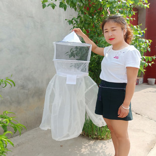 透气型防蜂服 蜜蜂防蜂衣连体防护服 养蜂衣蜂帽蜂具养蜂工具