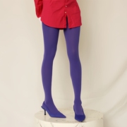 紫罗兰色打底袜性感美腿，连裤袜蓝紫雪青彩色丝袜，80d春秋薄款高弹