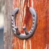 美式乡村zakka挂钩创意马蹄，铸铁挂衣架墙面钥匙，架房间装饰衣帽架