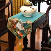 新古典(新古典)绣花桌旗中国风中式桌布餐桌，电视柜盖布茶几布艺床旗