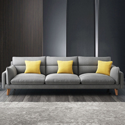 布艺沙发北欧小户型一字三人，位沙发直排简约现代乳胶沙发客厅整装