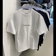 CK Calvin Klein男士2023纯棉时尚圆领短袖T恤宽松休闲CM3-34