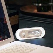 时光人体感应灯二代便携桌面时钟起夜床头走廊灯磁吸衣柜灯电子表