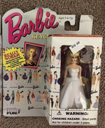 Barbie Wedding day 90年代 古董芭比娃娃 钥匙扣 婚礼婚纱摆件