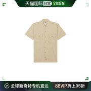 香港直邮潮奢dickies迪凯斯男士经典斜纹布，短袖工作衬衫1574