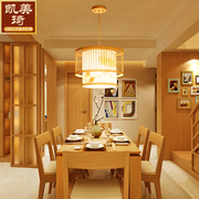 现代中式吊灯竹艺灯，日式榻榻米饭店竹编，吊灯卧室餐厅东南亚风格灯