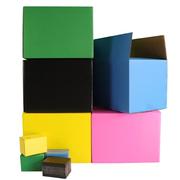 搬家箱子纸箱子，特硬彩色打包用加厚纸盒，收纳整理快递包装纸箱