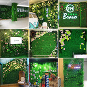 绿植墙仿真植物墙装饰人造草坪室内背景花墙面塑料假草皮阳台门头