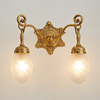 法式轻奢创意全铜壁灯，复古卧室床头别墅客厅灯具，欧式古典纯铜灯饰
