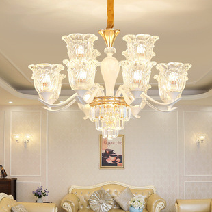 适用创意装饰客厅，欧式水晶吊灯家用装饰品餐厅，客房灯饰照
