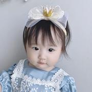 婴儿发带韩版公主女宝宝，新生儿头带女童蝴蝶结发饰头花头饰品