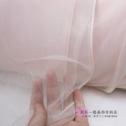 处理透明薄款裸粉色网纱半身裙面料天蓝色蓬蓬裙料婚庆装饰