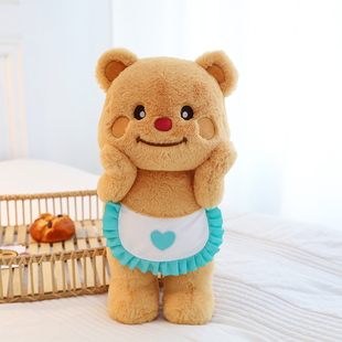 网红黄油小熊公仔玩偶摆件礼物毛绒玩具卡通娃娃送女友周边抱抱熊