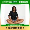 香港直邮潮奢asos女士设计宽松款蕾丝拼接t恤(黑色)