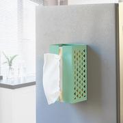 厨房纸巾架磁吸冰箱置物架挂架多功能壁挂式创意，北欧ins纸巾盒