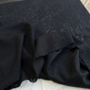 半透提花蕾丝黑色，精致亲肤弹力针织羊毛意产打底衫连衣裙设计布料
