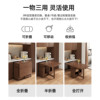 全实木折叠餐桌家用小户型饭桌长方形餐桌椅可折叠多功能吃饭桌子