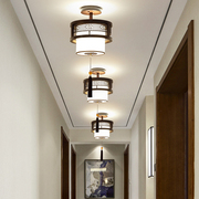 新中式吊灯过道走廊玄关卧室，客厅实木复古茶楼，餐厅饭店包间吸顶灯