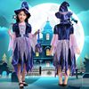 万圣节cos服女童巫婆化妆舞会公主裙幼儿园女巫装扮儿童演出服装