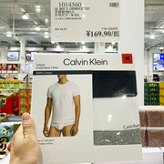 良心Costco CK男士圆领短袖T恤3件套100%全棉亚洲尺码calvin大牌