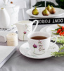 欧式创意高档骨瓷英式下午茶具套装红茶咖啡杯碟茶壶欧式双层果盘