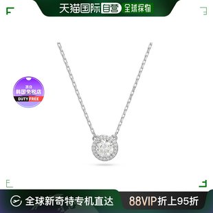 韩国直邮Swarovski施华洛世奇项链锁骨链银色水晶装饰时尚百