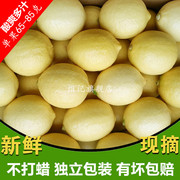 四川安岳新鲜黄(新鲜黄)柠檬，独立包装10个新鲜多汁酸味十足水果