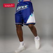 NBA复古球裤JustDon联名犹他爵士队NBA-Mitchellness