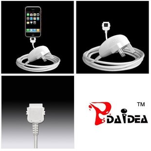 PDAiDEA品牌 适用苹果APPLE iPhone 3G/3GS手机直充 线充 冲电器