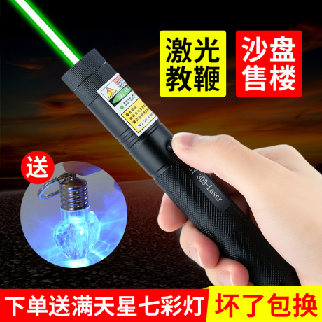 激光手电射灯