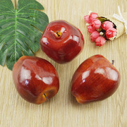 仿真红蛇果加重假苹果食物水果蔬菜模型，玩具家居橱柜装饰摄影道具