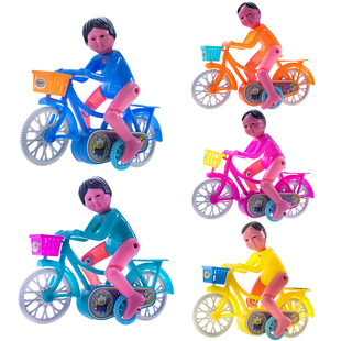 儿童新奇创意回力脚踏自行车模型男女孩益智玩具地摊生日礼物