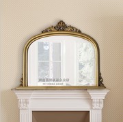 欧式复古装饰镜卫生间镜酒店KTV走廊镜背景墙面玄关雕花镜子定制