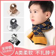 儿童围巾围脖男童秋冬季韩版可爱学生宝宝毛线编织保暖脖套